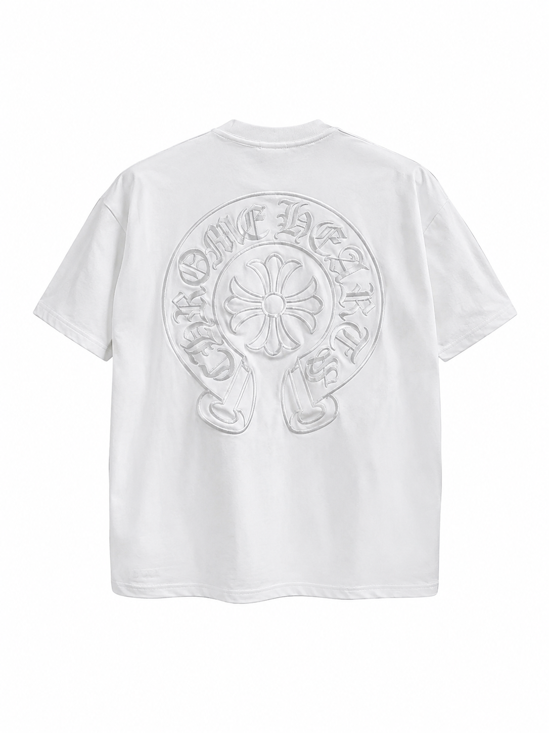 Chrome Hearts Horseshoe Logo Pocket T-Shirt-White